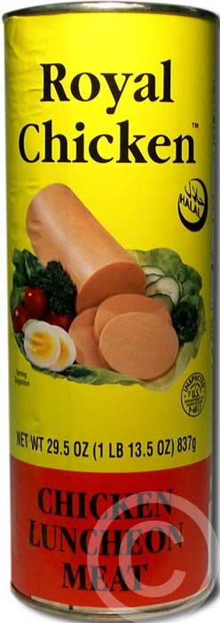 LUNCHEON MEAT - CHICKEN (ROYAL) 837g