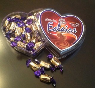 TOFFEE HEARTS LARGE 800g
