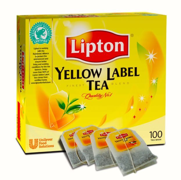 LIPTON YELLOW LABEL TEA BAGS 36x100