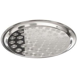 STAINLESS STEEL ROUND TRAY - 30cm