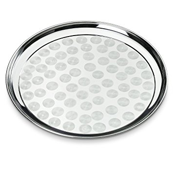 STAINLESS STEEL ROUND TRAY - 40cm