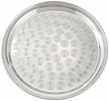 STAINLESS STEEL ROUND TRAY - 50cm