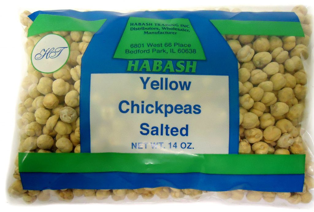 YELLOW CHICKPEAS ROASTED & SALTED