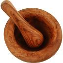 MORTAR AND PESTLE - WOODEN