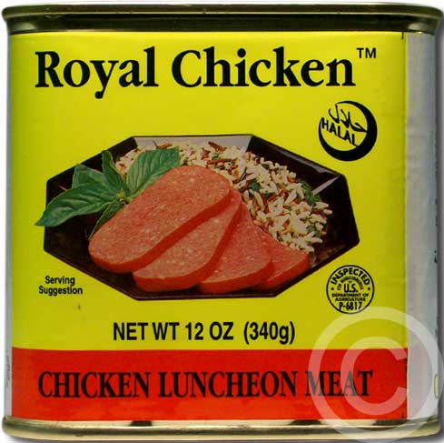 LUNCHEON MEAT - CHICKEN (ROYAL) 12oz